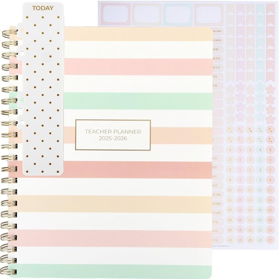 Teacher Planner 2024 2025 Academic Year Weekly Monthly Academic 