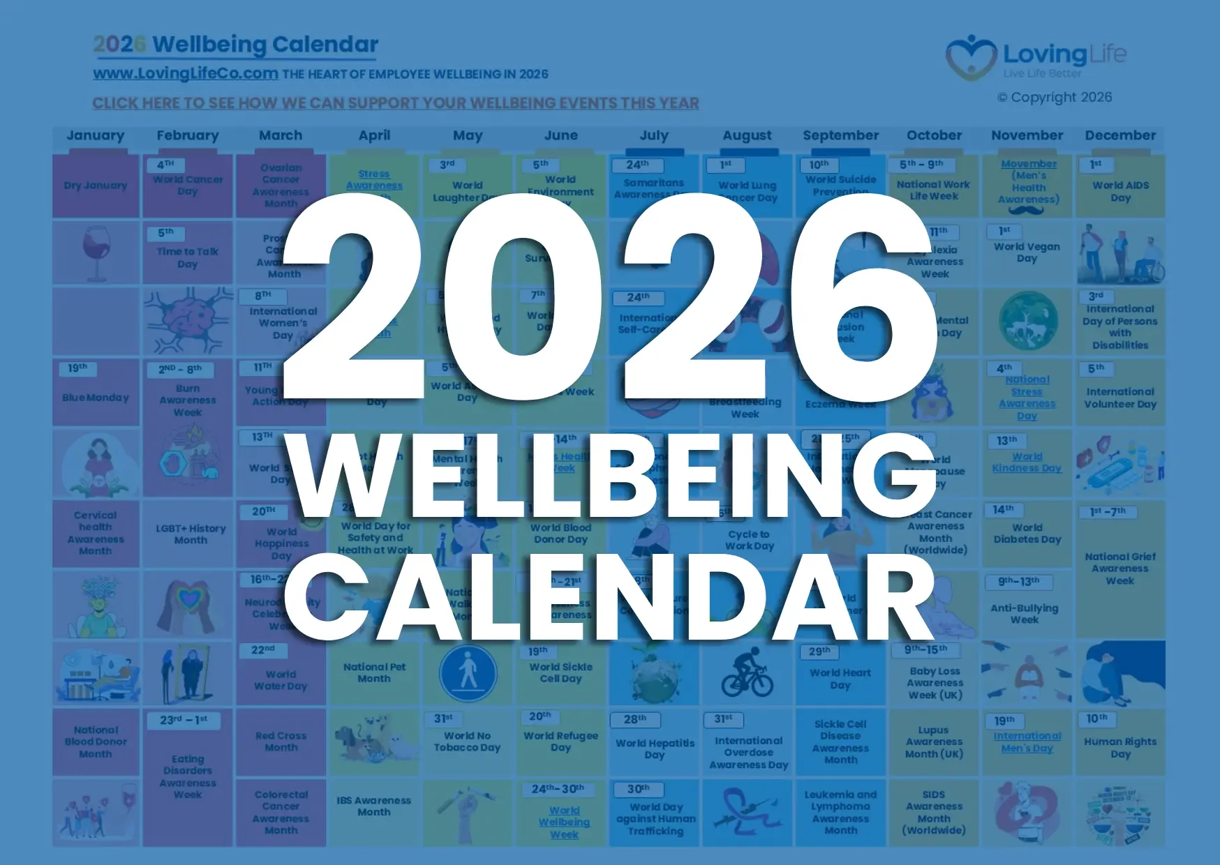Wellbeing Calendar 2026 Free Download Every Date You Need To Know 